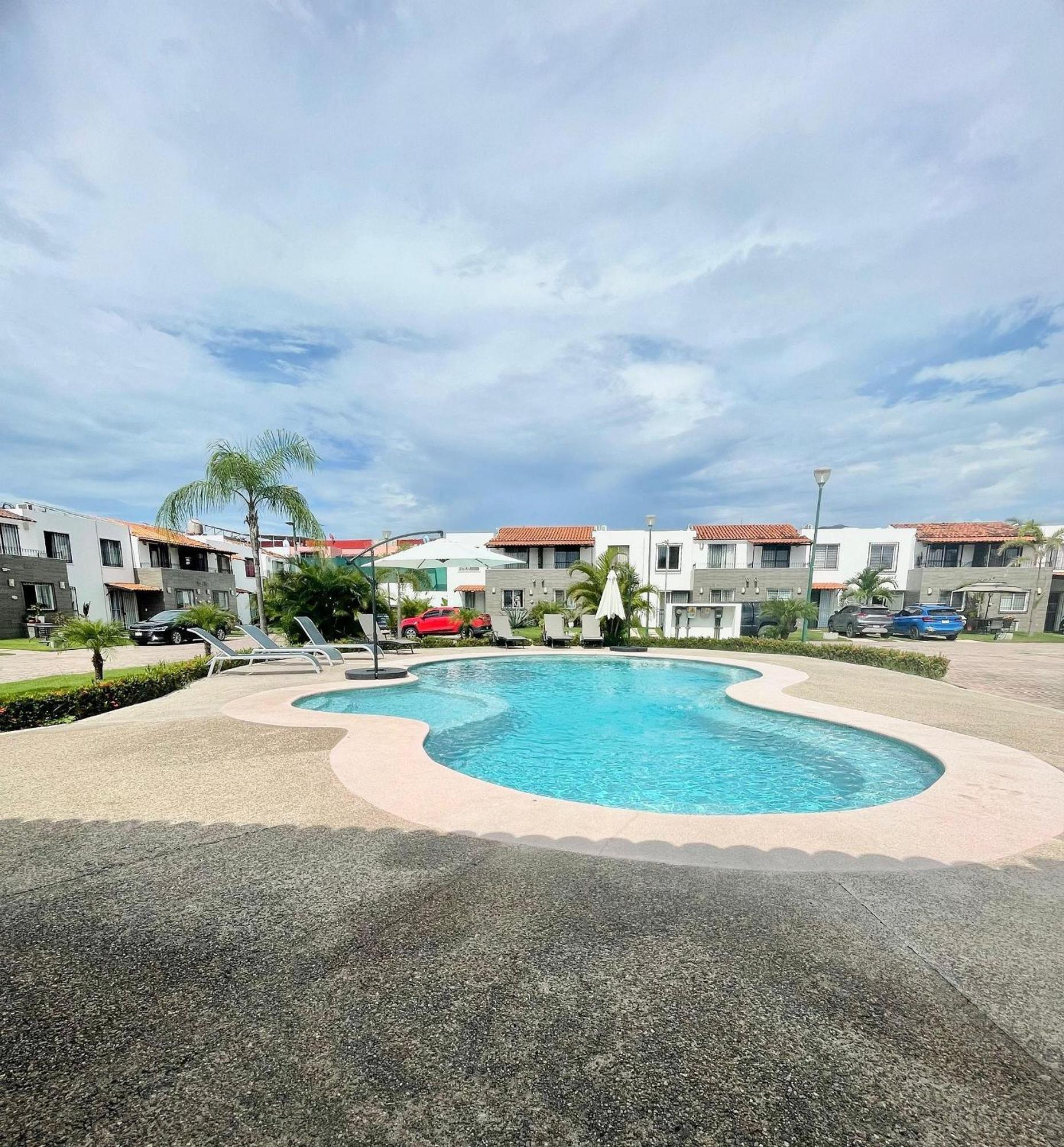 Modern Pool Side, 3 Bdrm House With Parking Puerto Vallarta