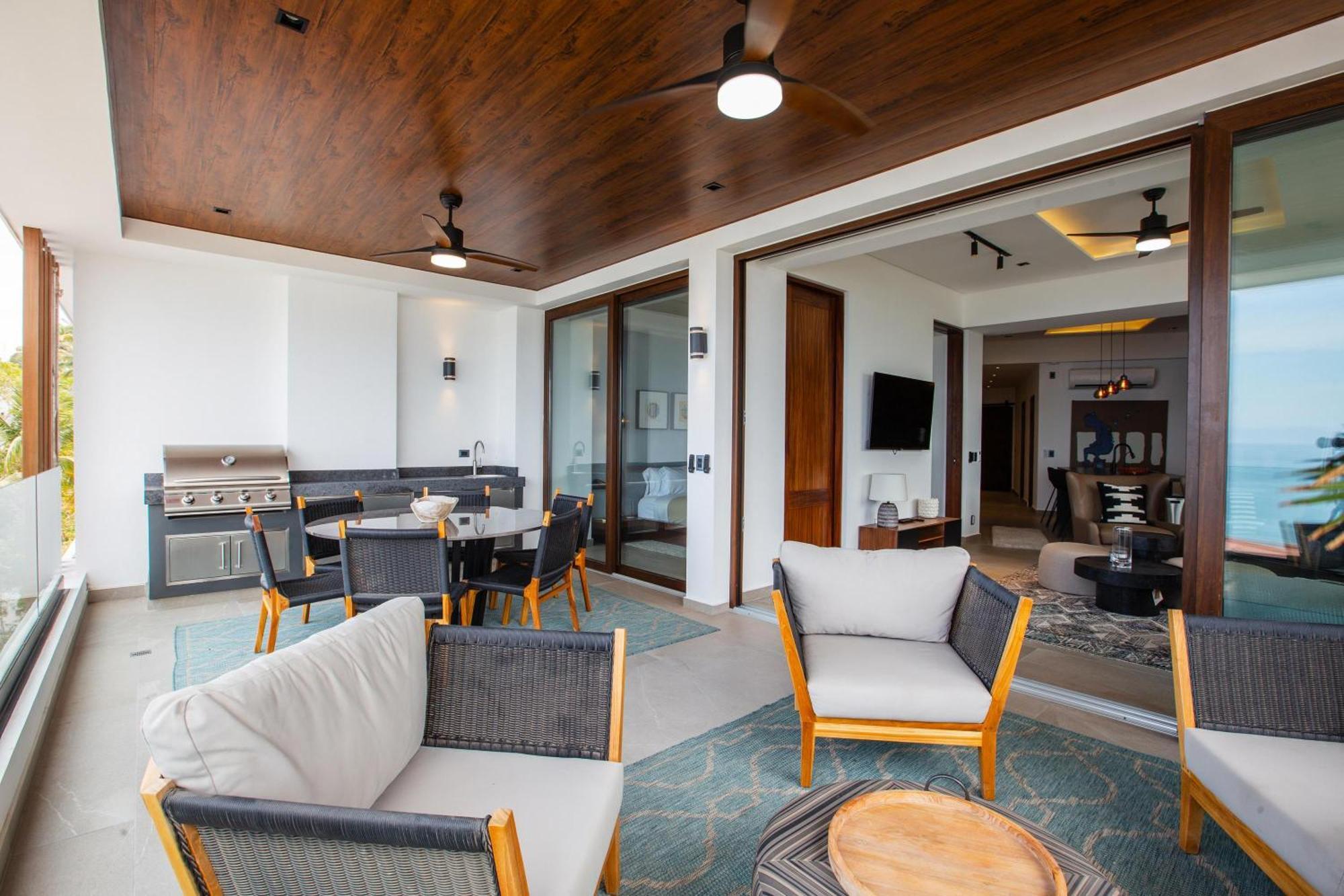 Oceanview Luxury, 2 Bd In Amapas With Rooftop Pool Puerto Vallarta