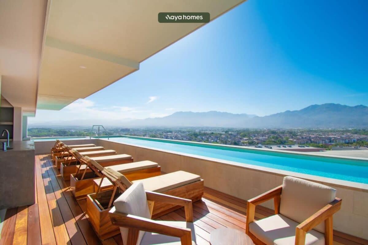 W/2 Beds - Private Balcony - Infinity Pool Puerto Vallarta