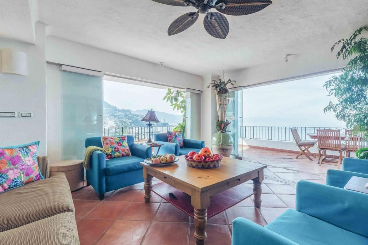 Apartment Ocean View 2br Condo-balcony-beach-pool Puerto Vallarta