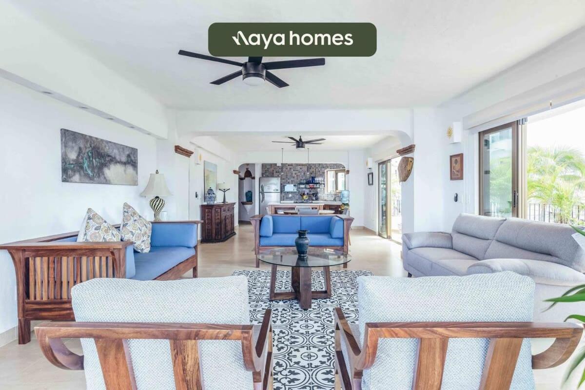 Ocean View 2br Condo-balcony-beach-pool * Puerto Vallarta