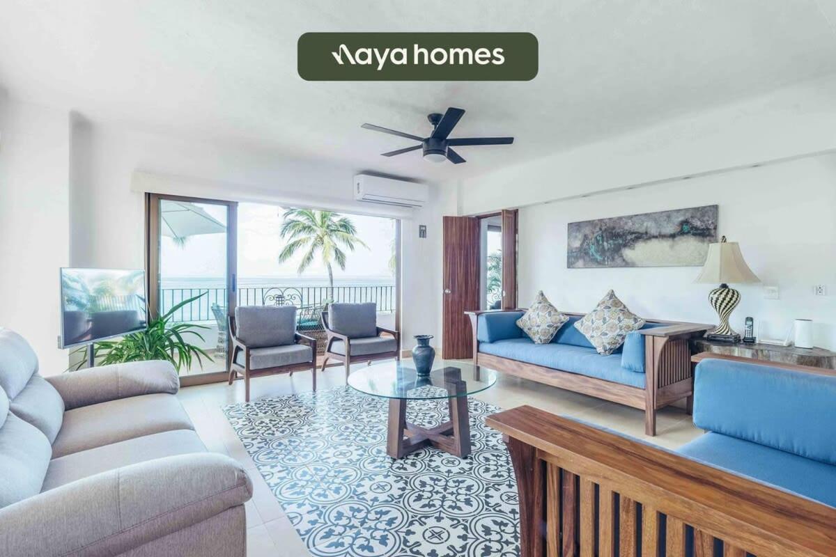 Ocean View 2br Condo-balcony-beach-pool Apartment Puerto Vallarta