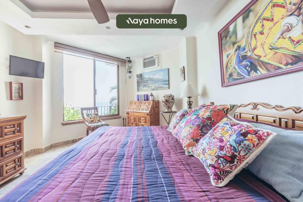 Ocean View 2br Condo-balcony-beach-pool Puerto Vallarta