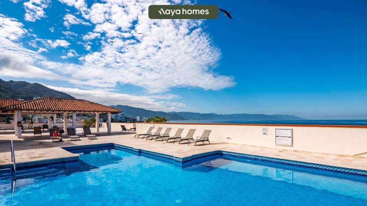 Ocean View 2br Condo-balcony-beach-pool * Puerto Vallarta