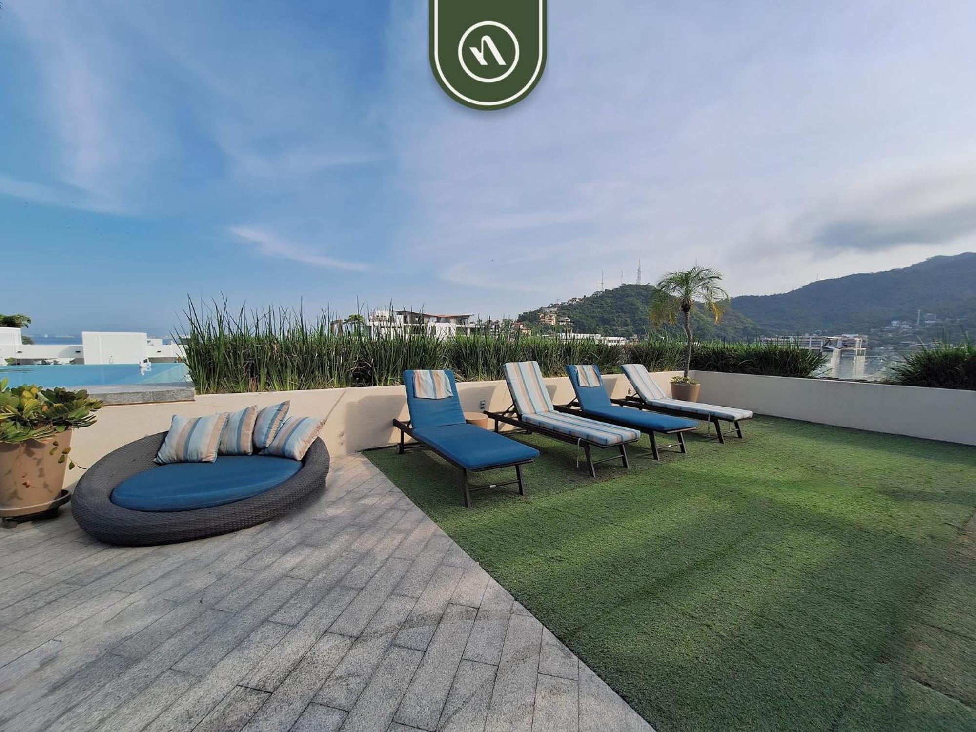 1br With Rooftop Pool - Romantic Zone *